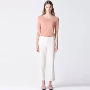 [하프클럽/쉬즈미스]슬릿 헴 슬림 팬츠