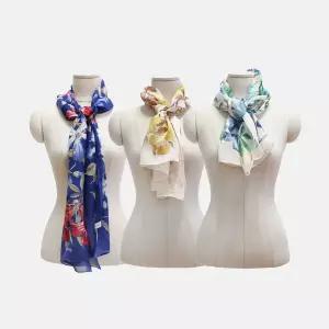 (페라가모) 히비스커스 실크 스카프