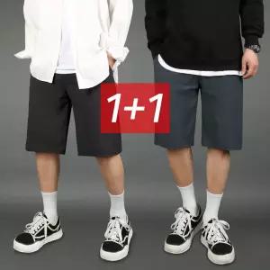 [스타일준]1+1 남성 쿨 아이스 반바지 냉감 스판 바지 아이스숏