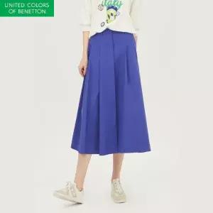 [베네통]투턱 A라인 스커트_BASK06311