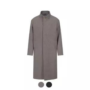 [앤드지] 세미루즈핏 하이넥 싱글 코트_BZC4CG1204