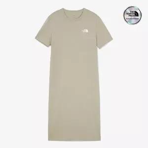 [노스페이스] [노스페이스 공식] NT7ZQ42C 여성 에센셜 반팔 맥시 드레스