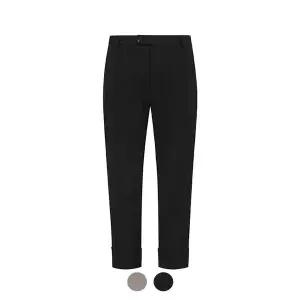 [앤드지] 테이퍼드핏 카브라 밴딩 슬랙스 팬츠_BZC4PP1102