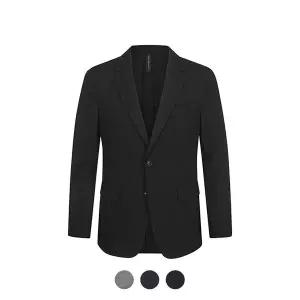 [앤드지] 투웨이 스트레치 울 씨어서커 슬림핏 투버튼 싱글 자켓_BZD2KG1103
