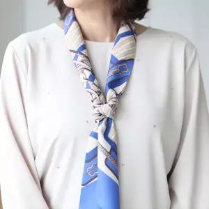 [쉬즈마담]A42339 체인 타이  스카프 5컬러 60대엄마옷