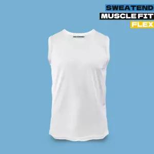 어바웃스탠다드 기능성 쿨링 골지 머슬핏 민소매