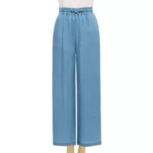 [롯데백화점]포커스 아이스 데님 밴딩 와이드 팬츠 PBBF5M1PT7041