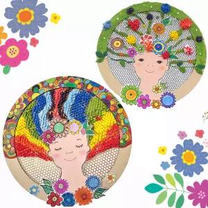 [쏘잇]명화의 재구성_에바 알머슨 클레이로 꾸미기(10인용)/ 패키지 액자 엄마표놀이 작품 행복한미소 봄 꽃 나무 작품전시회 DIY 어린이 미술 유아 초등 방과후 돌봄 수업