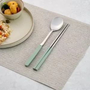 [모던하우스] 프리미엄 컬러핸들 수저세트 그린