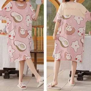 ONM 반팔원피스 롱원피스 긴팔 러브 여성 프릴원피스