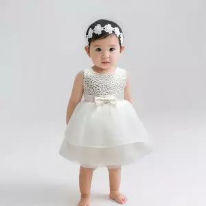 [보리보리/조이멀티]프린자수 여아 민소매 드레스 헤어밴드세트 304426