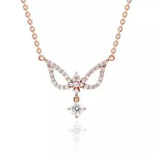 [하나다이아몬드]1부 랩다이아몬드 데일리 목걸이 로엠 HNLDN0131