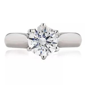 [하나다이아몬드]2캐럿 랩다이아몬드 14k 18k 결혼 예물 프로포즈 고급스러운 반지 엘리시아 쉐리 HNDR2C6