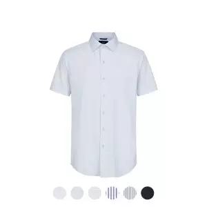 [앤드지] 스트레치 반팔 드레스 셔츠_BZD5WD1251