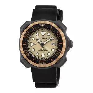 Citizen 시티즌 에코드라이브 프로마스터 마린 골드 다이얼 남성용 시계
