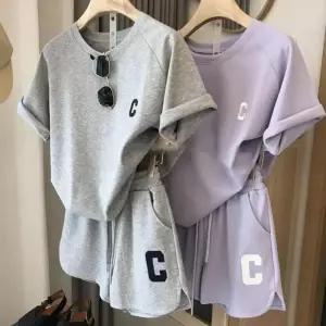 ONM 스포티C 반팔 반바지 세트 여름 츄리닝 여성 운