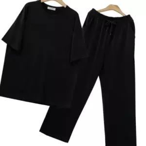 [라일리] Rly 남자 아이스 반팔티 밴딩일자바지 세트 SS 가을