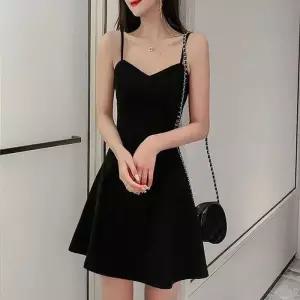 ONM 미니 끈원피스 여성 봄 여름나시 치마 뷔스티에