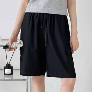 ONM 여성 데일리룩 팬츠 인견 카고 5부 반바지