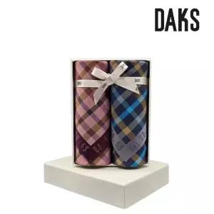 [롯데백화점]닥스 2매 선염 손수건 세트 DEI2106 (B)