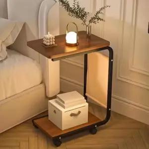 이동식 2단 트롤리 사이드테이블