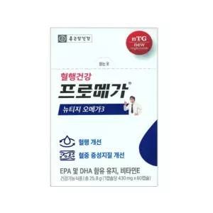 종근당건강 프로메가 뉴티지 오메가3 430mg x 60캡슐 1개 JJ몰