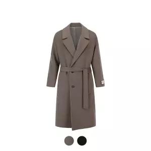 [앤드지][앤드지] 루즈핏 핸드메이드 더블 로브 코트_BZD4CB1202