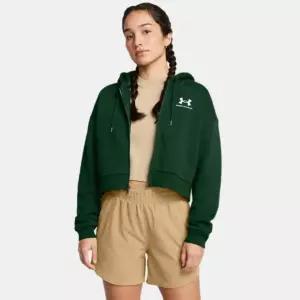 후드집업 DQC 1377521-301 여성 UA 아이콘 플리스 풀 집 후디