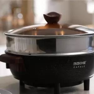 전기쿠커 전기냄비 가마솥 전기솥 찜기 멀티쿠커 32CM/멀티포트/멀티포트전기냄비/무선냄비/무선멀티포트
