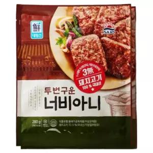 사조대림 두번구운 너비아니 280g x 2, 5개