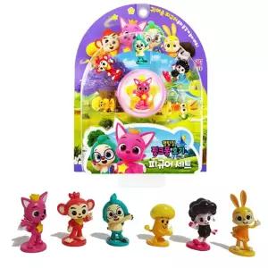 핑크퐁 원더스타 피규어세트/피규어/캐릭터/어린이/아동/유아/놀이용/선물용/완구/장난감/케릭터/애니/놀이