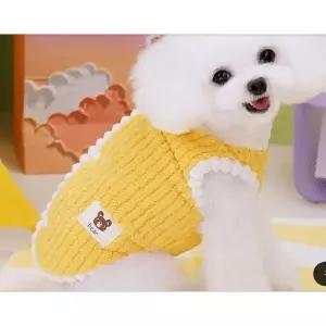 집사사랑 폼폼 털안감 플리스 조끼