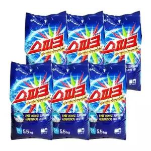 [애경] 스파크 세탁세제 리필 5.5kg x 6개