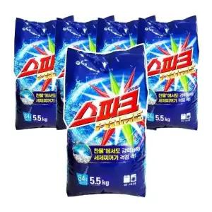 [애경] 스파크 세탁세제 리필 5.5kg x 5개