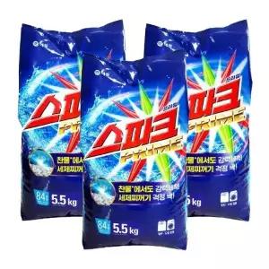 [애경] 스파크 세탁세제 리필 5.5kg x 3개