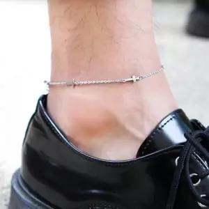 변색안되는 써지컬스틸 텀크로스 팔찌 발찌 남녀공용