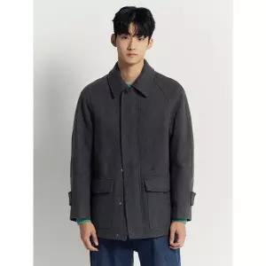 빈폴 울 블렌드 숏 헌팅 코트 애쉬 BC5Y30C254 1141005