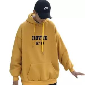 오버핏 후드티 남녀공용 기모 패션 신상 캐주얼룩