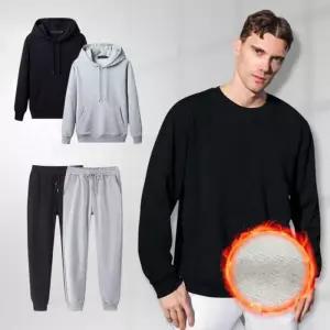 맨투맨 기모 티셔츠 팬츠 후드티 바지 양털 방한 세트