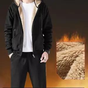 겨울 집업 남녀 양털 공용 후드 기모 팬츠 티셔츠