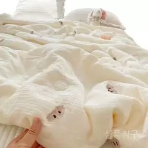 모달이불 퀼트 여름이불 린넨 부드러운 스프레드 시원한 간절기이불 여름 코튼 얇은이불 침구