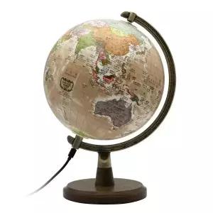 코스트코 서전 LED 브라운 지구본 21cm USB타입