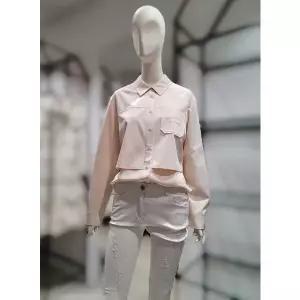 [SI] SI쉬폰배색 블라우스SJBAI24210 [P003763776]