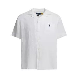 폴로 랄프 로렌 포니 자수 반소매 셔츠 710966421 504WHITE TP973686940