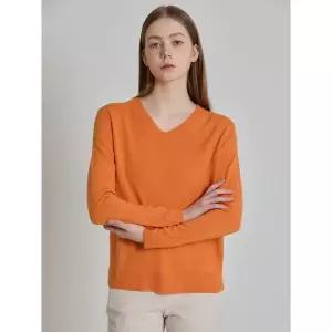 [하프클럽/쉬즈미스]브이넥 니트 탑 (택가격 118000원)