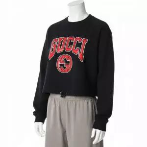 구찌 자수 저지 맨투맨 블랙 스웨트셔츠 760366 XJF0W 1043