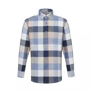 매장정품 DAKS SHIRTS 기모 이지케어 빅체크 셔츠 블루 DKW3SHCL143B1 201697