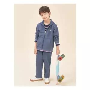 매장정품 [빈폴키즈] 후드 집업  긴바지 2PCS 상하 세트 네이비 (BI5841U06R) 244489