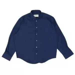 AMI 박시 자수 프렌드 오브 더 하트 셔츠 HSH822CO0210 A021 TP976130707