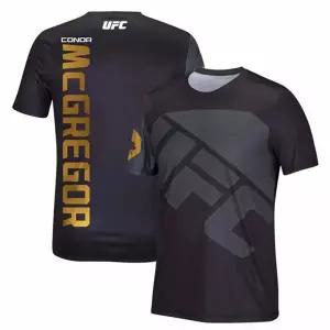 반바지 복싱 권투 쇼츠 팬츠 코너 맥그리거 골드 저지 팬 야외 UFC MMA 워크아웃 티셔츠 남자 남성 체육관